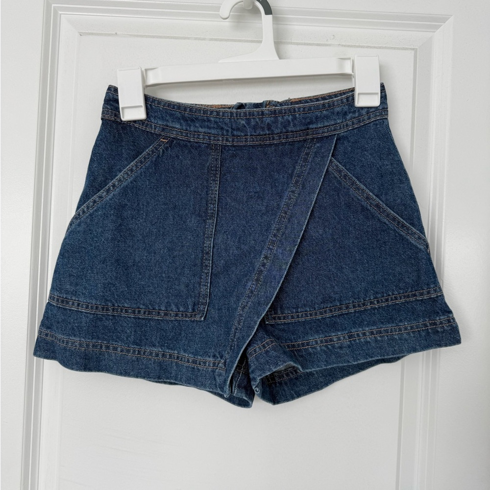H&M Denim Blue Women's Skort